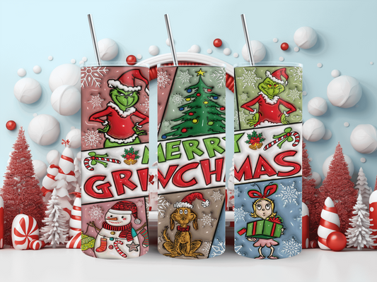 20oz Merry Grinchmas