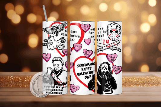 20oz Horror Valentines Day Tumbler