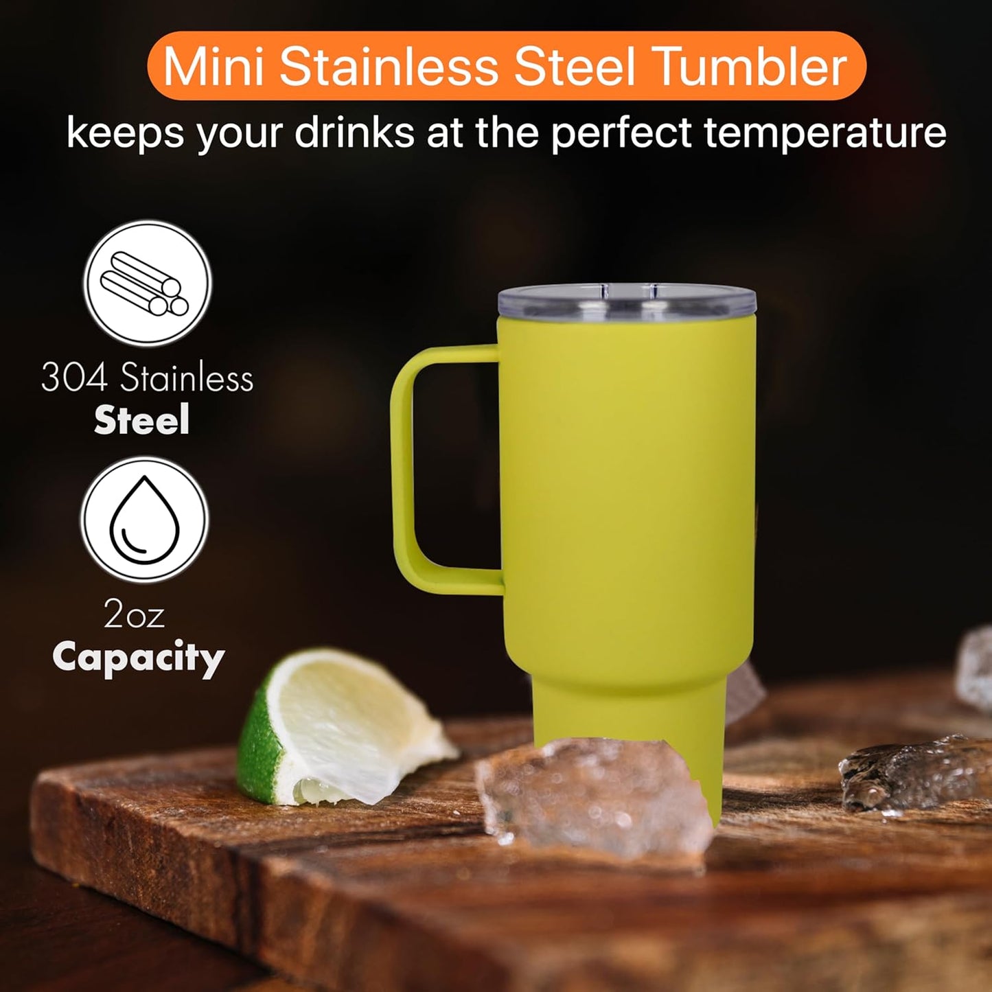 2 oz Shot Tumbler with Handle