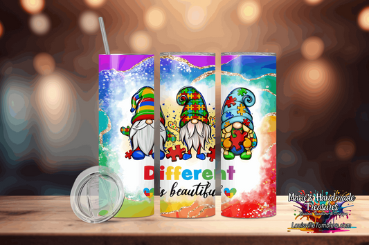 20 oz Autism Gnomes Tumbler