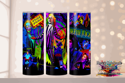 20 oz Beetle Juice Tumbler