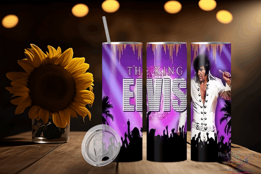 20 oz Elvis Presley Purple Tumbler