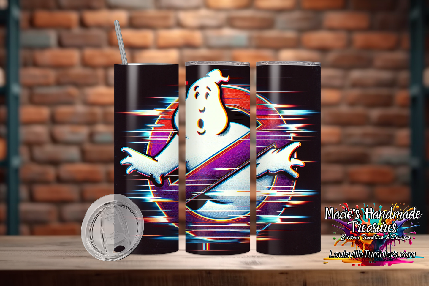 20 oz GhostBusters Motion Blur Tumbler