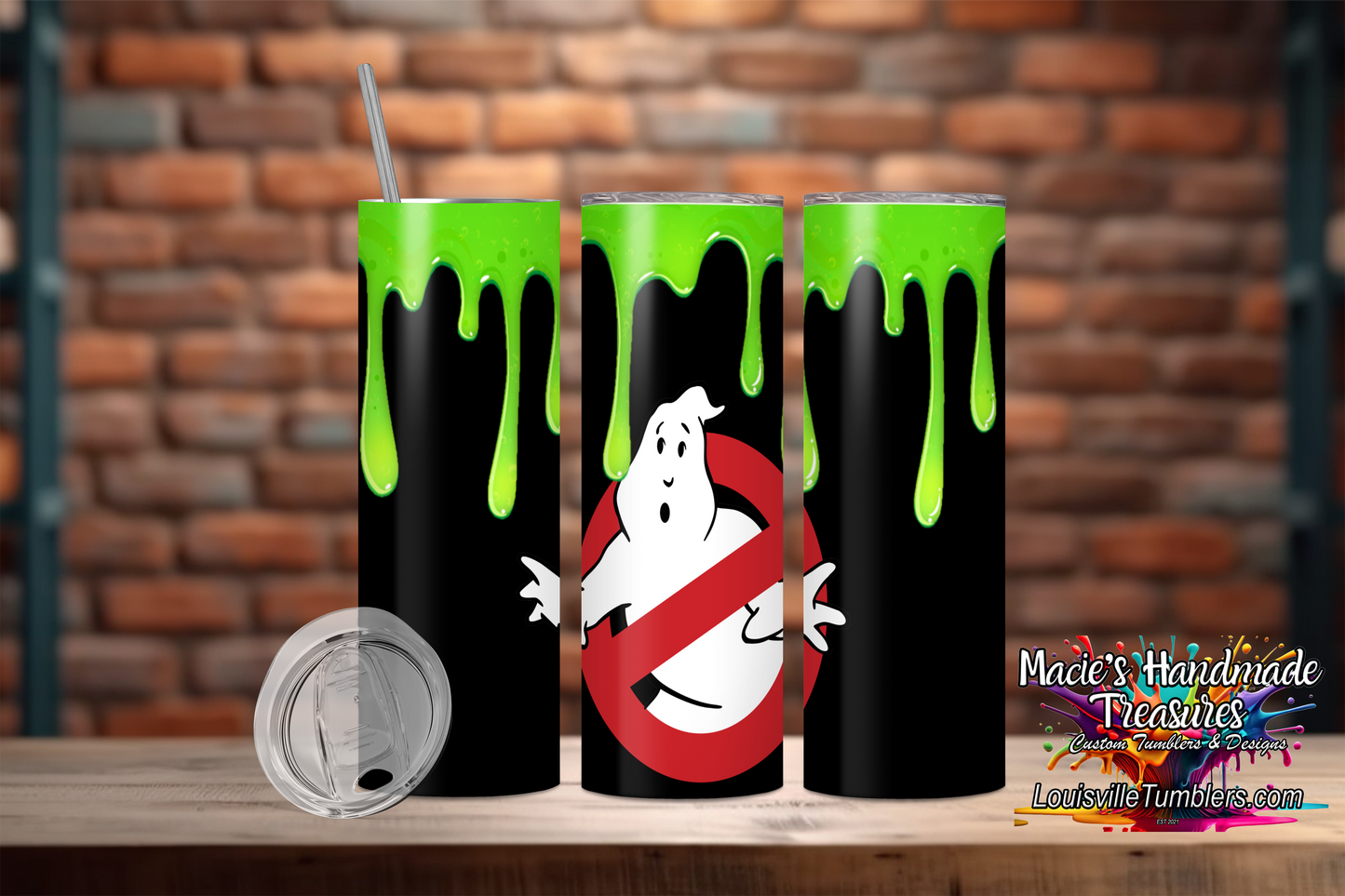 20 oz GhostBusters Slime Rim Tumbler