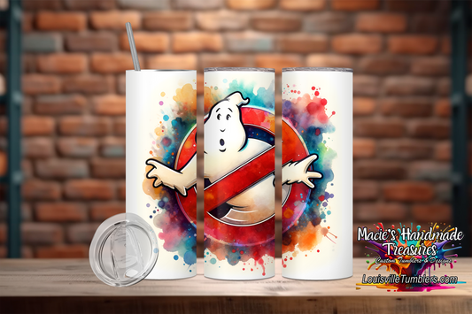 20 oz GhostBusters Water Color Tumbler