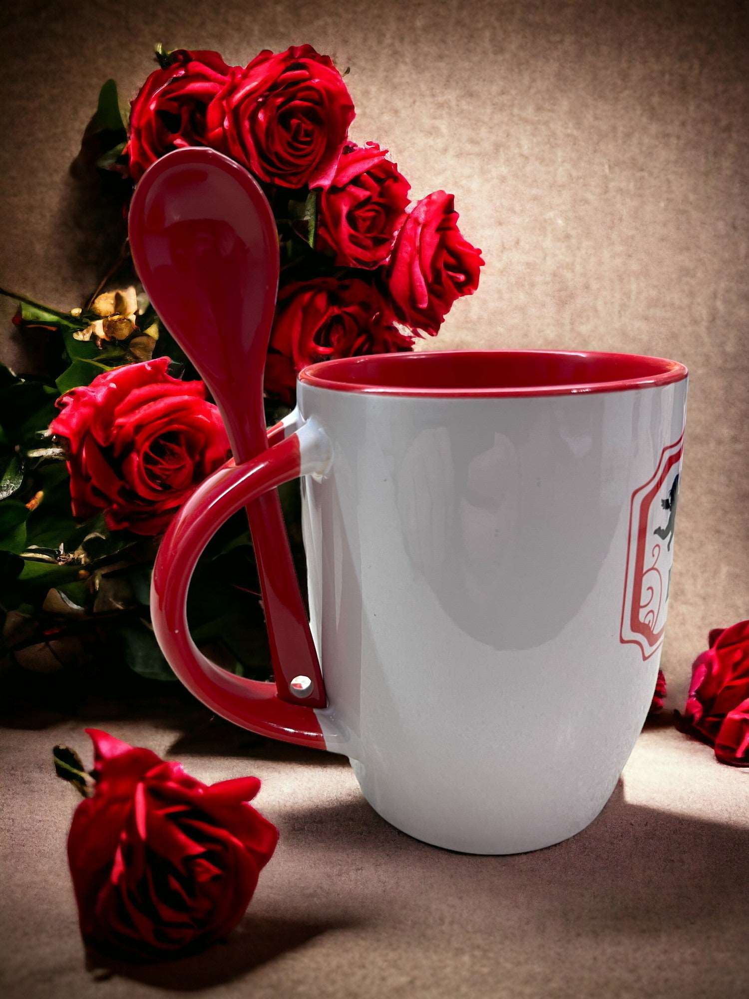 11oz Cupids Love Potions Coffee Mug With Spoon