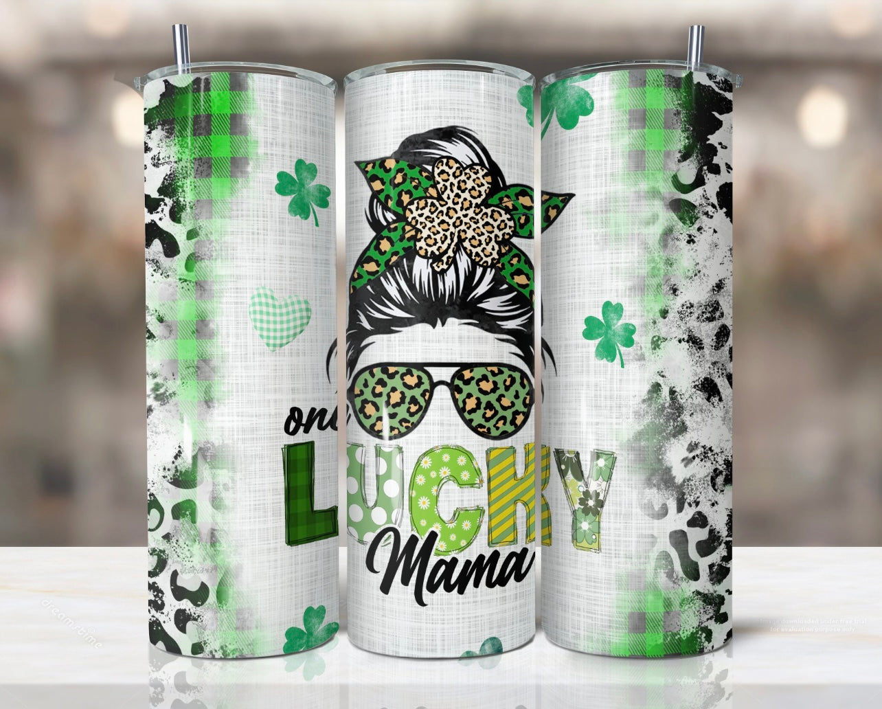 20oz One Lucky MaMa Saint Patrick's Day