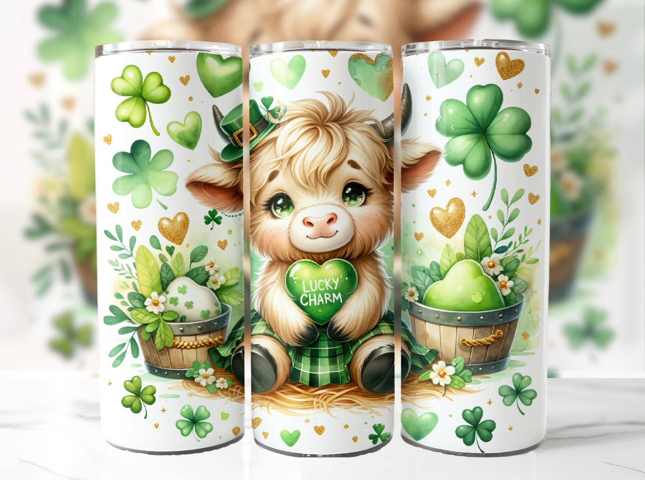 20oz Baby Cow Lucky Charm