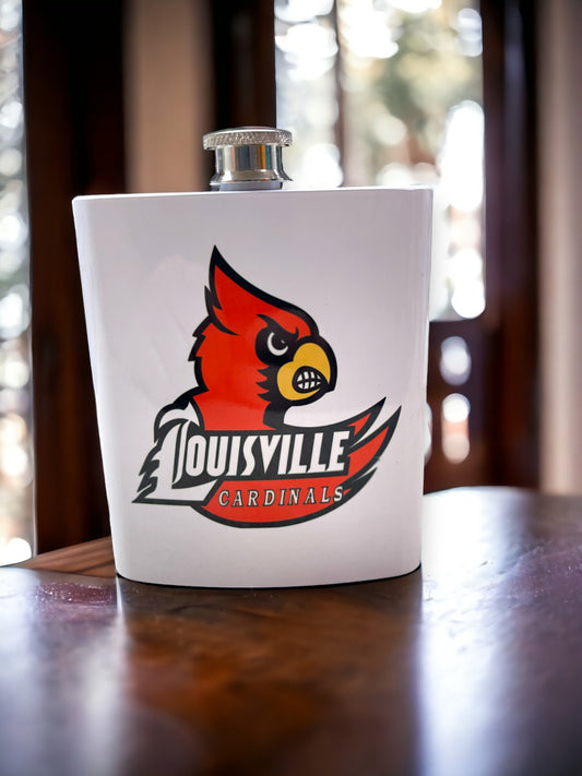 7oz U of L Hip Flask