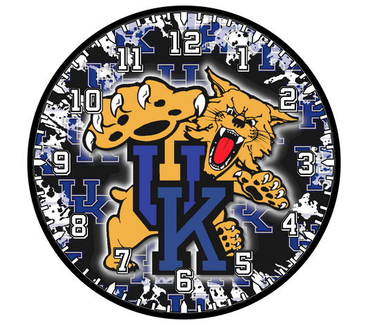 U of K Wildcats Clock