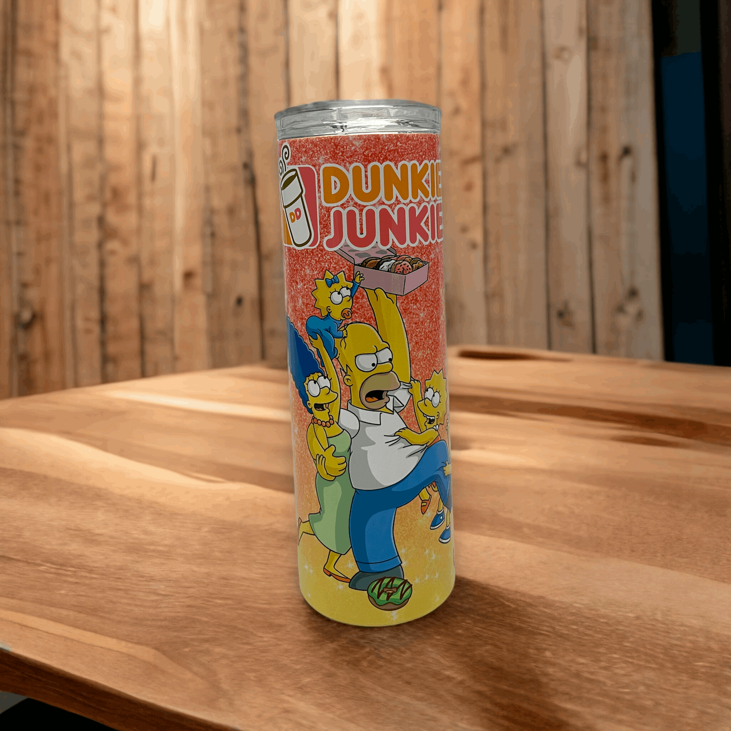 20oz Tumbler Dunkie Junkie Homer Simpsons