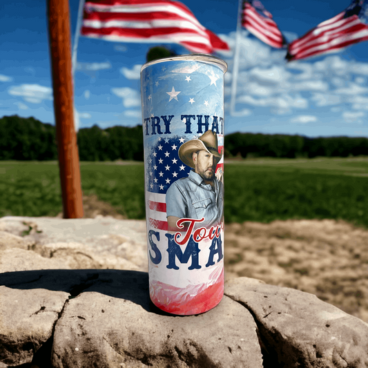 20 oz Jason Aldean Try that in a Small Town Tumbler