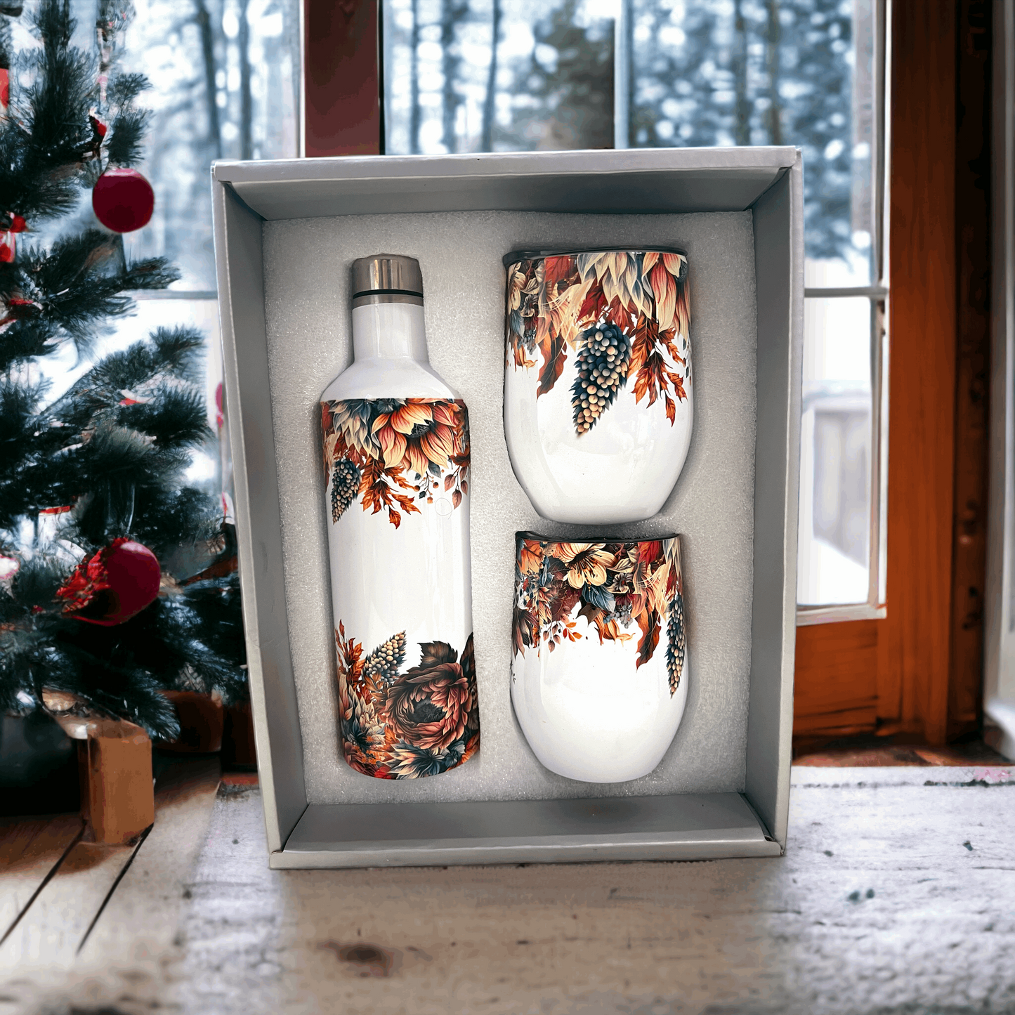 Wine Gift Set Wild Flowers