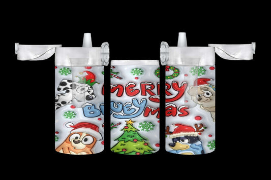 12oz Duo Sippy Tumbler Merry Blueymas