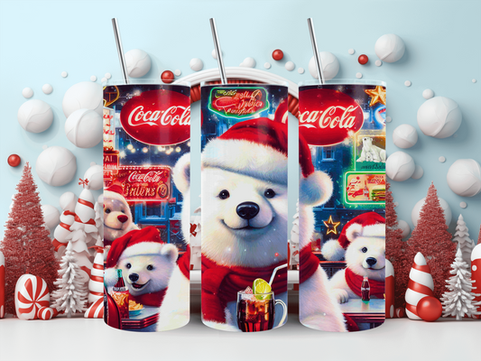 20oz Coca-cola Bear Tumbler