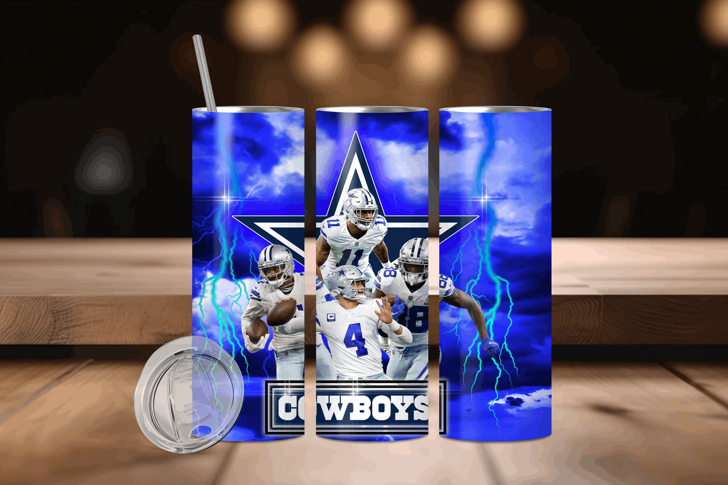 20oz Dallas Cowboys Lighting
