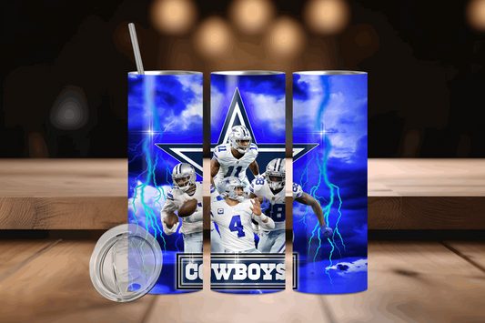 20oz Dallas Cowboys Lighting