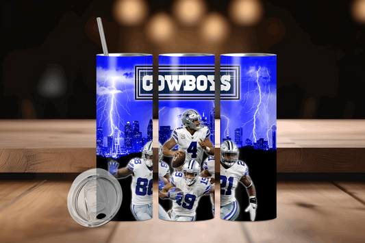 20oz Dallas Cowboys With Team