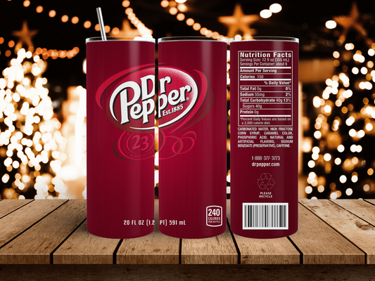 20oz Dr Pepper Tumbler