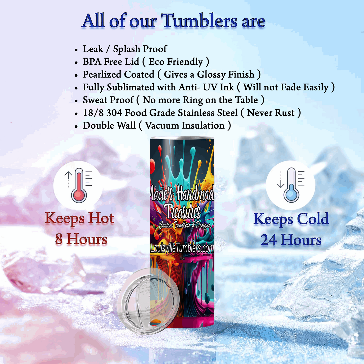 20 oz Don't Care Bear F?ck Your Feelings Tumbler