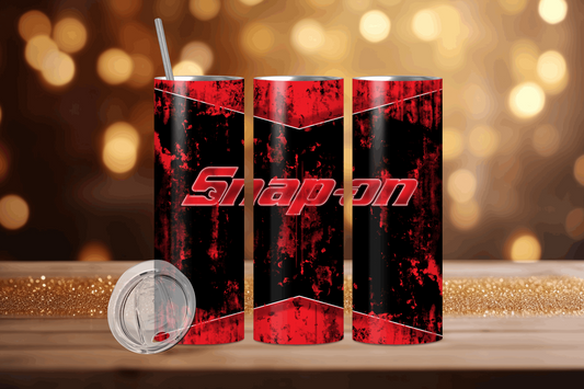 20oz Tumbler Snap on Red