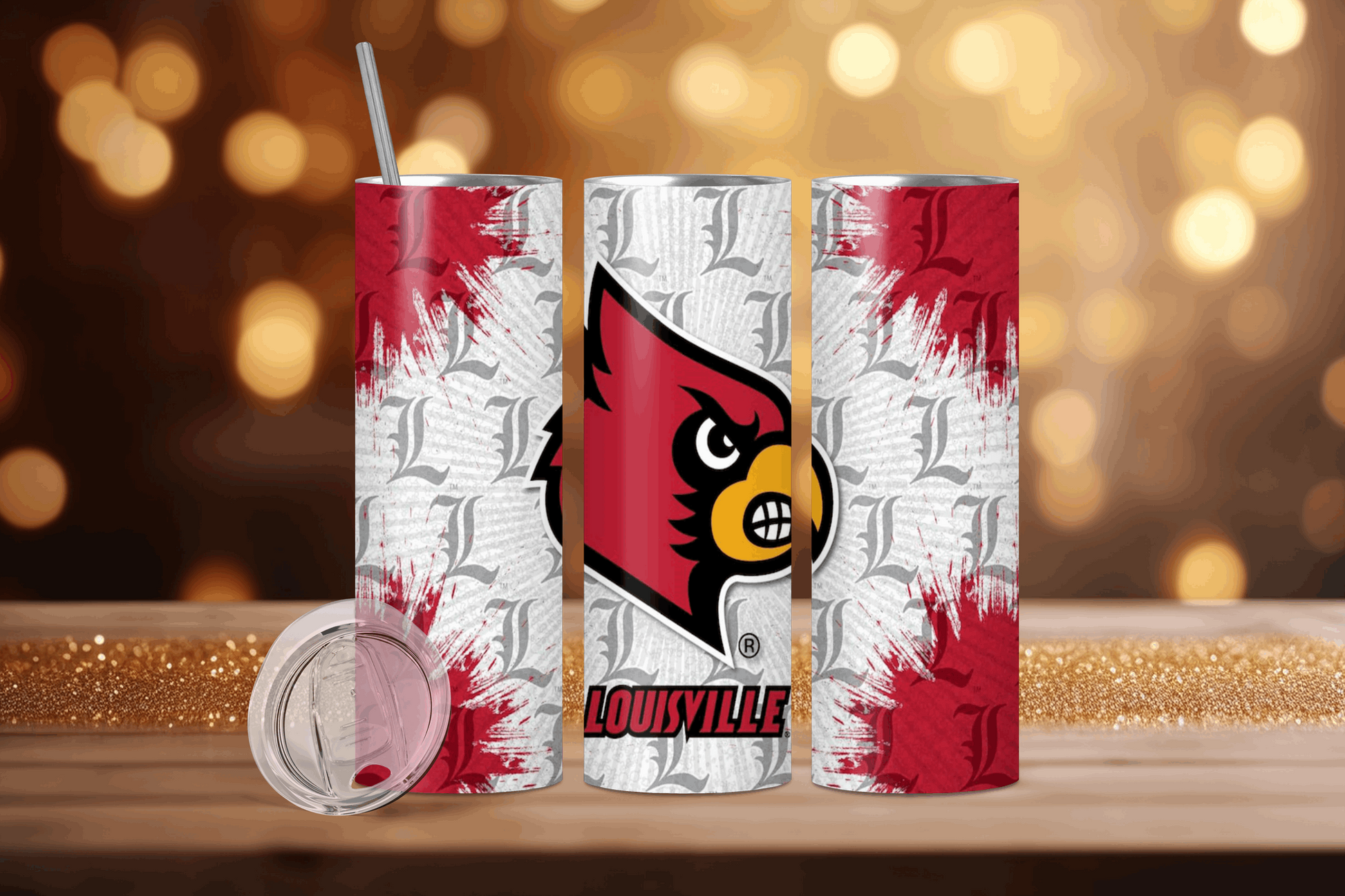 20oz UofL Bird